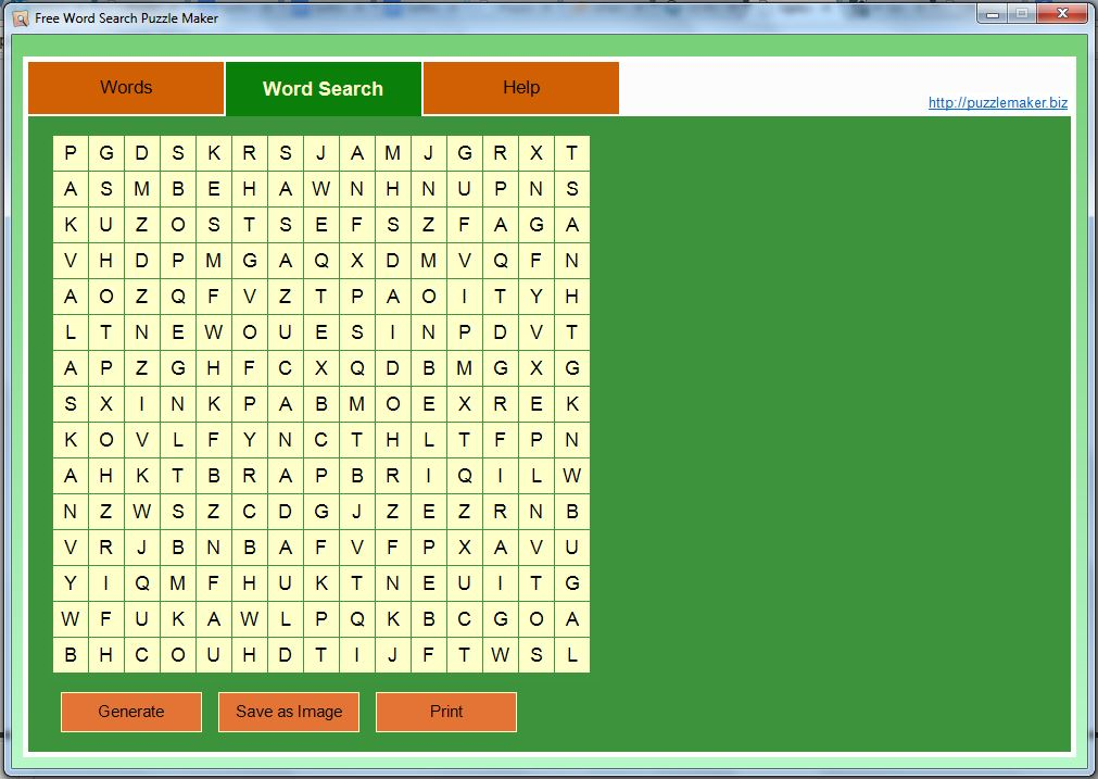 Free word search puzzle maker download